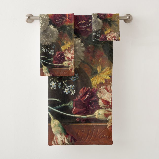 Conjunto De Toalhas A vida com flores de Johannes van Os (Insitu)
