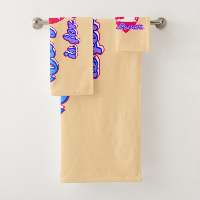 Conjunto De Toalhas A Virgínia é para Amantes (Insitu)