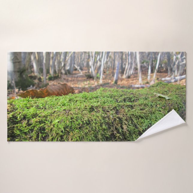 Conjunto De Toalhas Abatimentos de árvores em Moss do outono - Persona (Toalha de Banho)