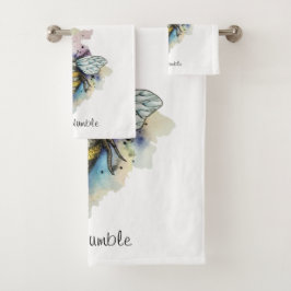 Conjunto De Toalhas Abelhas Cuecas E Lava Arco-Íris