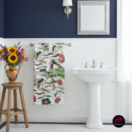 Conjunto De Toalhas Abelhas e Flores Francesas Modernas Vintage