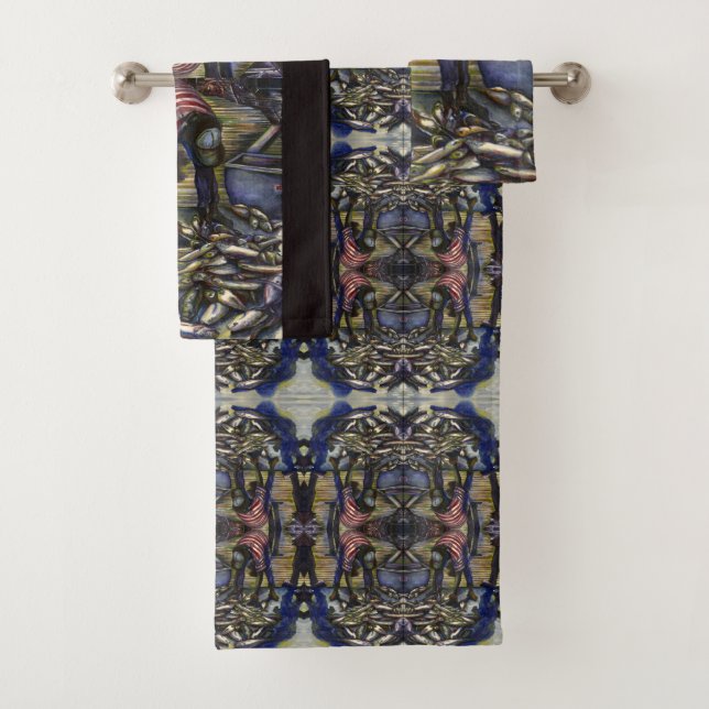 Conjunto De Toalhas Abençoações de sábado, ilha Harbor, Bahamas (Insitu)