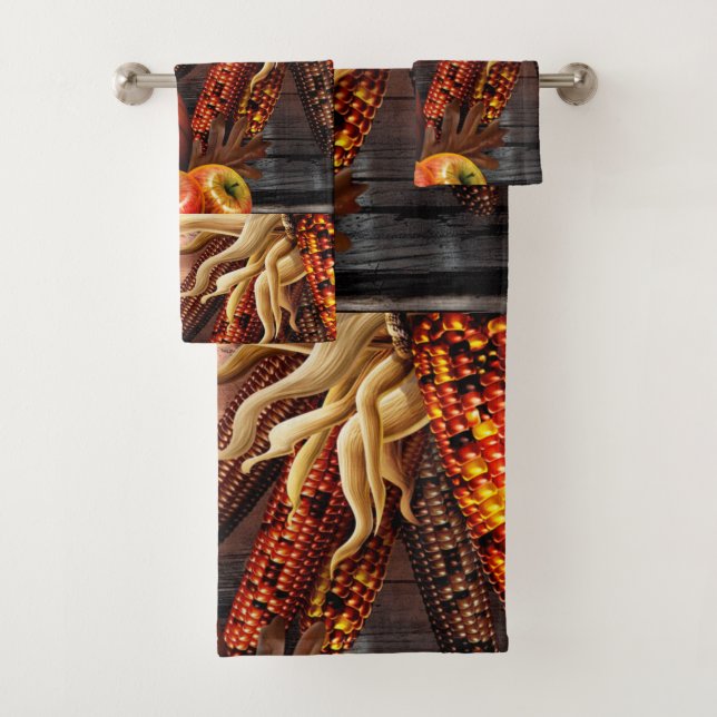 Conjunto De Toalhas abóbora de Ação de Graças (Insitu)