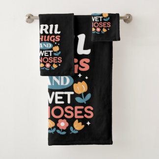 Conjunto De Toalhas Abraços, Narizes Molhados e Primavera - Pet Reprod