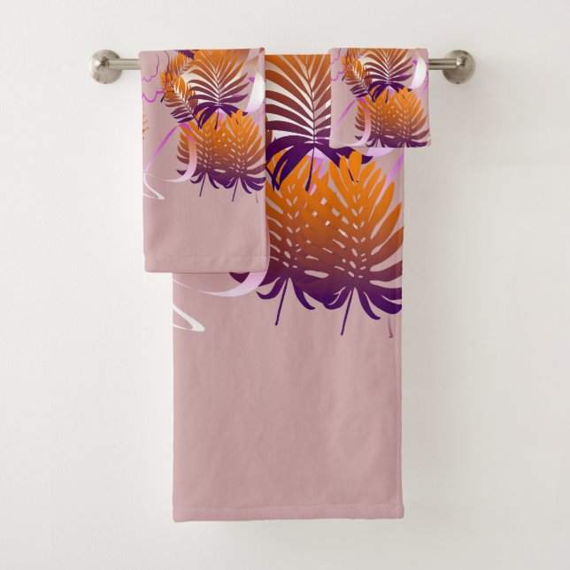 Conjunto De Toalhas Abstract Autumnal Melancholy Set de Toallas (Insitu)