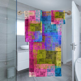 Conjunto De Toalhas Abstract cubes