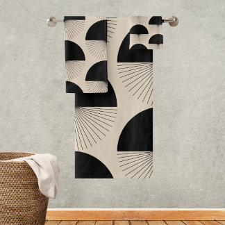 Conjunto De Toalhas Abstract Dandelion Handtücher Boho Style