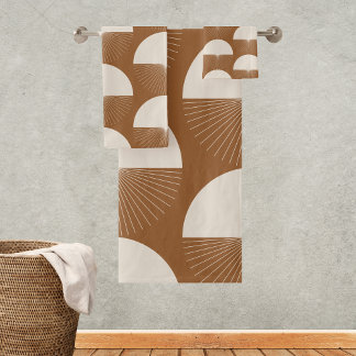 Conjunto De Toalhas Abstract Dandelion Handtücher Boho Style