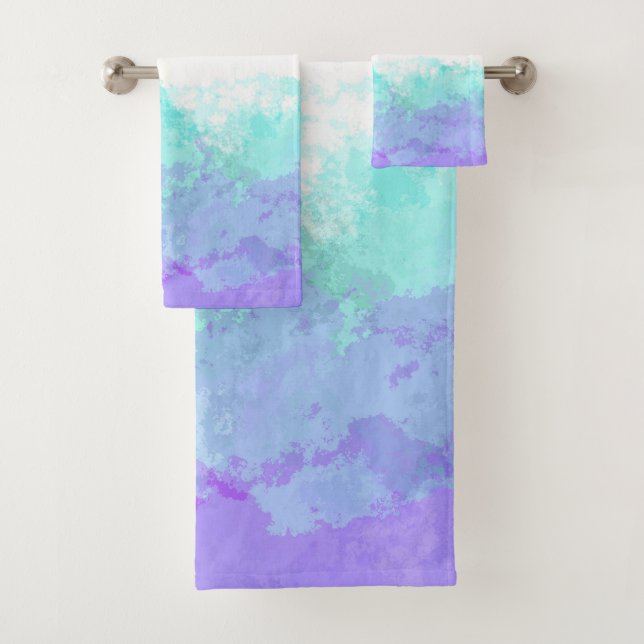 Conjunto De Toalhas Abstract Genderfaun Pride Flag     (Insitu)