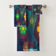 Abstrato contemporâneo na lanterna multicor 2