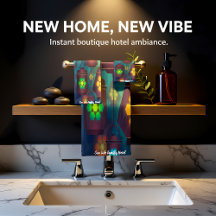 Abstrato contemporâneo na lanterna multicor 2