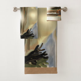 Conjunto De Toalhas Abstrato de Arte do Sudoeste