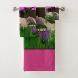 Conjunto De Toalhas Abstrato de Árvores de Algodão Doces