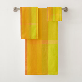 Conjunto De Toalhas Abstrato moderno | Cores de citrinos coloridos