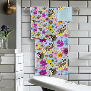 Conjunto De Toalhas açúcar - Glider Cute Floral
