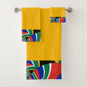 Conjunto De Toalhas Adorável e Colorida África do Sul