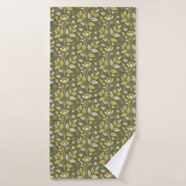 Conjunto De Toalhas Adote a Natureza com Elegantes Padrões Florais