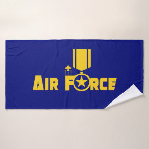 Conjunto De Toalhas Aeronave aérea aérea militar estelar aérea azul Do