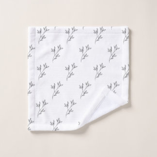Conjunto De Toalhas Aesthetic Floral Pattern Towel Set