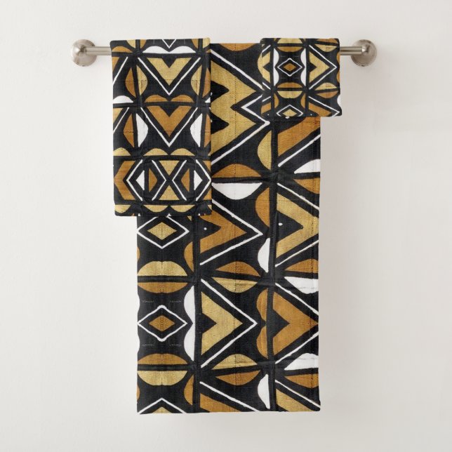 Conjunto De Toalhas Afrocêntrico (Insitu)