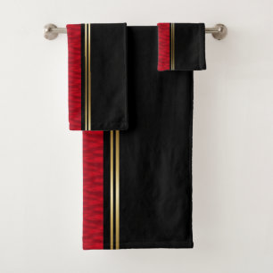 Conjunto De Toalhas Água vermelha da papoila