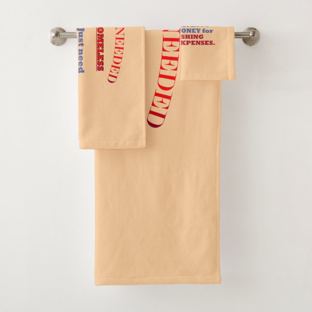 CONJUNTO DE TOALHAS AJUDA NECESSÁRIA. (Insitu)