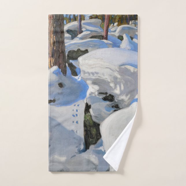 Conjunto De Toalhas Akseli Gallen-Kallela - Leão do Lynx (Toalha de mão)