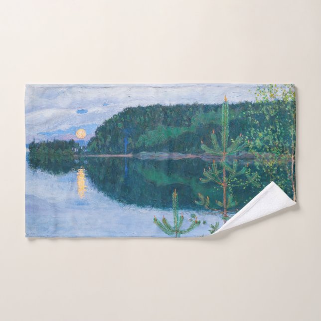 Conjunto De Toalhas Akseli Gallen-Kallela - Primavera Night (Toalha de mão)