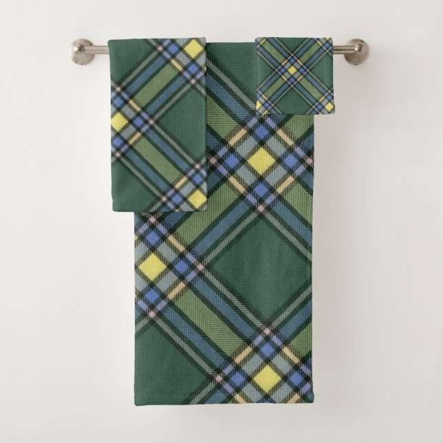 Conjunto De Toalhas Alberta Canada Provincial Tartan (Insitu)