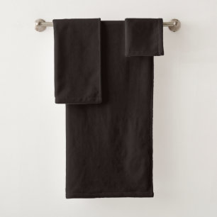 Conjunto De Toalhas Alcaçuz Preto