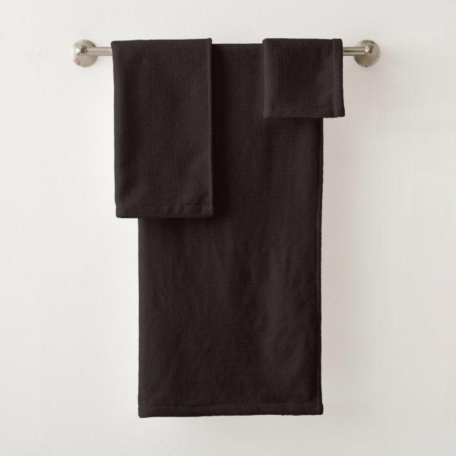 Conjunto De Toalhas Alcaçuz Preto (Insitu)