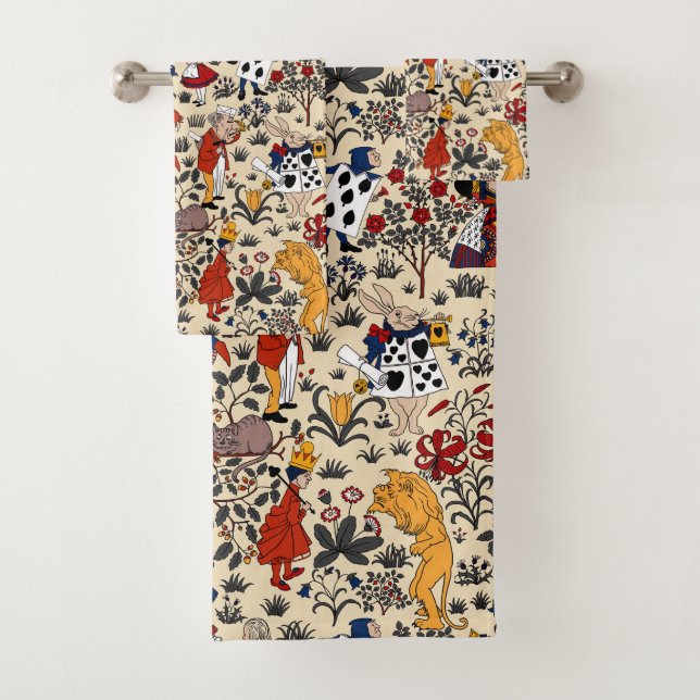 Conjunto De Toalhas Alice no País das Maravilhas (Insitu)