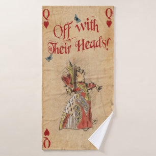 Conjunto De Toalhas Alice no País das Maravilhas, Rainha de Copas, Cha