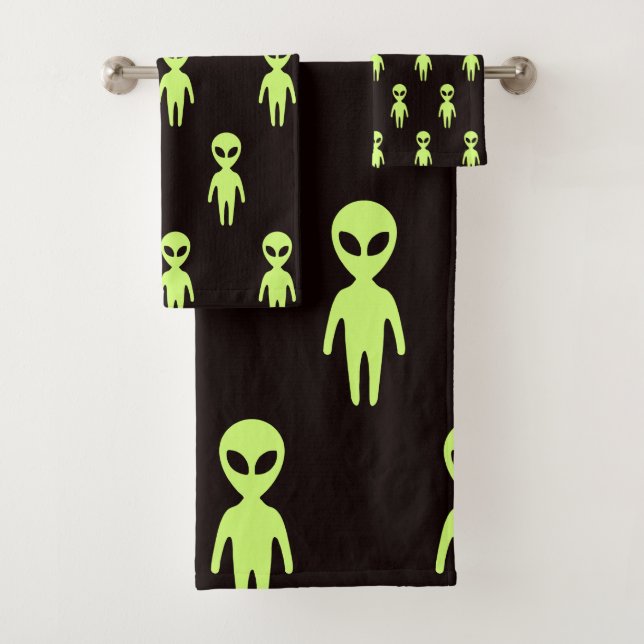 Conjunto De Toalhas Alienígena dos Homens Verdes (Insitu)