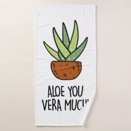 Conjunto De Toalhas Aloe Vera