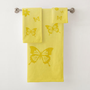Conjunto De Toalhas Amarelo