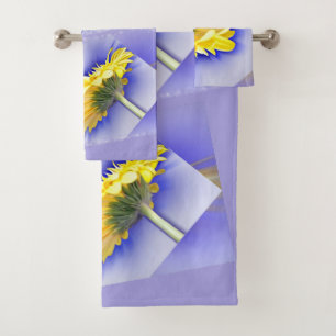 Conjunto De Toalhas Amarelo e azul