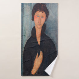 Conjunto De Toalhas Amedeo Modigliani - Mulher com Olhos Azuis