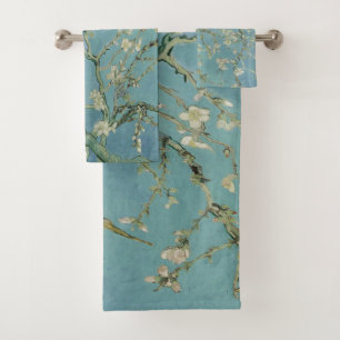 Conjunto De Toalhas Amêndoa na florada Vincent Van Gogh