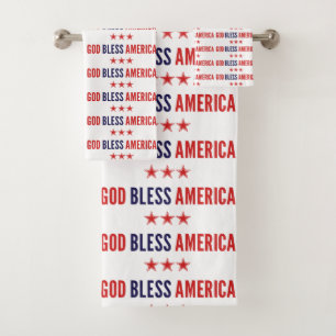 Conjunto De Toalhas América Deus abençoe