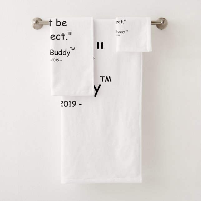 Conjunto De Toalhas Amigo Bully, está tudo bem Crianças Inspiracionais (Insitu)