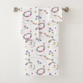 Conjunto De Toalhas Amizade Bracelet Girl