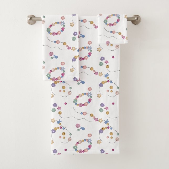 Conjunto De Toalhas Amizade Bracelet Girl (Insitu)