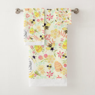 Conjunto De Toalhas Amor Amarelo