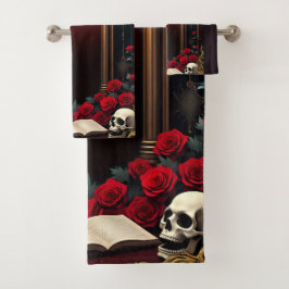 Conjunto De Toalhas Amor eterno nas sombras da escuridão,