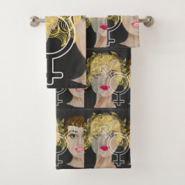 Conjunto De Toalhas Amor transgênero