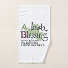 Conjunto De Toalhas An Irish Blessing