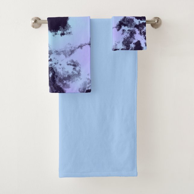Conjunto De Toalhas Angel Blue (Insitu)