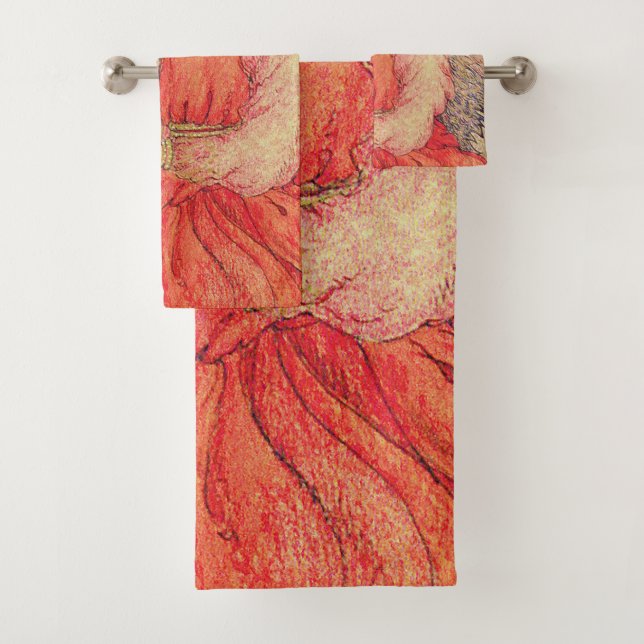 Conjunto De Toalhas Angel Tocando um Flageolet (Insitu)