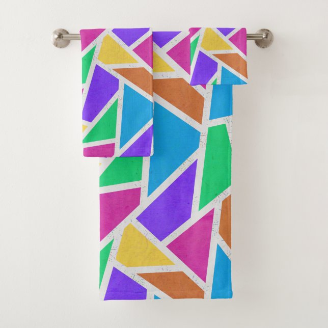 Conjunto De Toalhas Ângulo direito do arco-íris (Insitu)